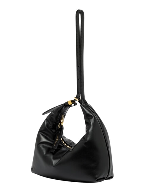 ELLA Schultertasche, Leder Schwarz - Damentaschen