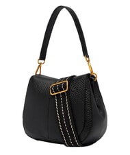 GIANNI CHIARINI HELENA ROUND Schultertasche mit Schulterriemen aus Leder Schwarz - Damentaschen - 4