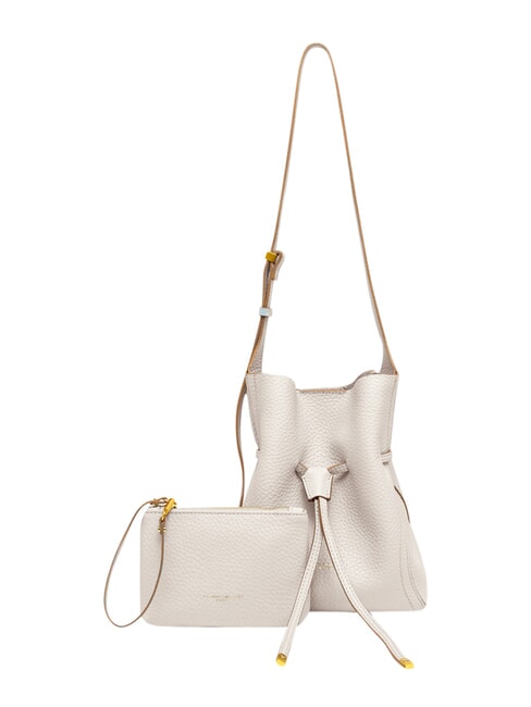 SIENNA Schultertasche aus Leder Sand - Damentaschen