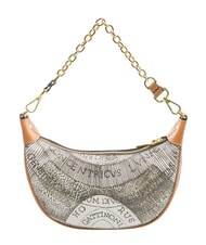 GATTINONI PLANETARIUM Schultertasche mit Schultergurt Tinten-Sepia/Hellbraun - Damentaschen - 3