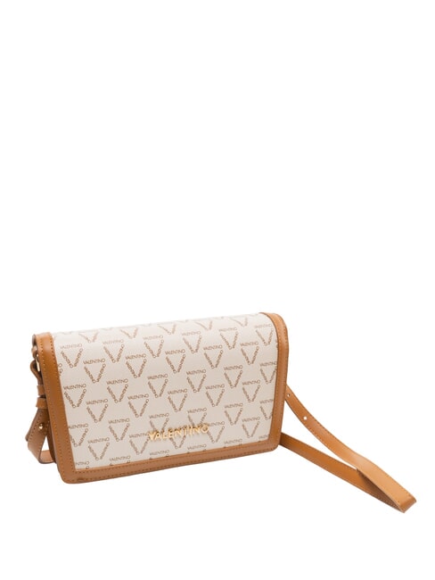 LADY RE Schultertasche, doppelt tragbar wei&szlig;/Leder - Damentaschen