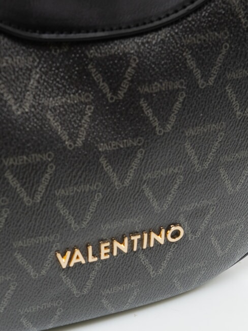 LADY RE Schultertasche mit Schultergurt schwarz/mehrfarbig - Damentaschen