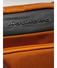 PIQUADRO KLOUT Tasche aus Leder und Stoff LEDER - Umh&auml;ngetaschen Herren - 3
