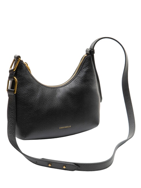 SAGITTA Schultertasche, Leder Schwarz - Damentaschen