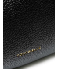 COCCINELLE SAGITTA Schultertasche, Leder Schwarz - Damentaschen - 3
