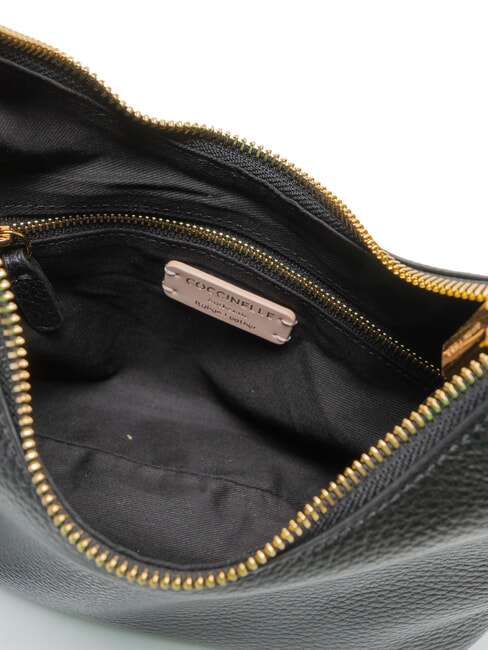 SAGITTA Schultertasche, Leder Schwarz - Damentaschen