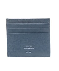 GAUD&Igrave; ERIK Flacher Kartenhalter aus Leder Tintenblau - Brieftaschen Herren - 2