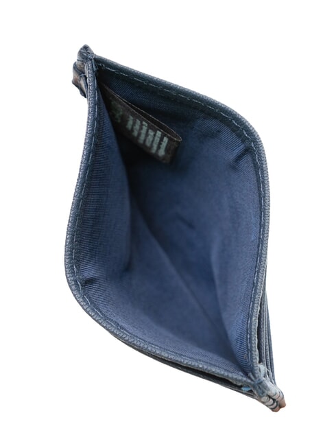 ERIK Flacher Kartenhalter aus Leder Tintenblau - Brieftaschen Herren