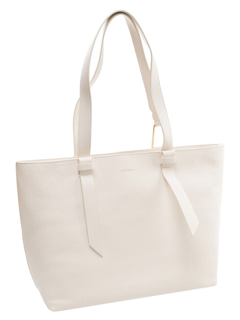 MALORY  Schulter-Shopper aus Leder Wei&szlig; - Damentaschen