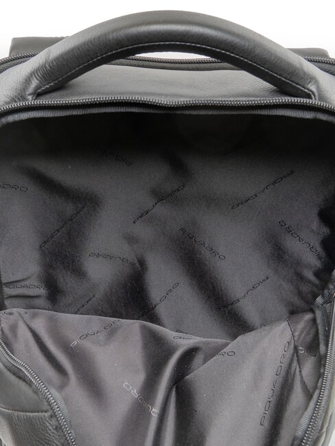 AKRON Lederrucksack Schwarz - PC-Rucks&auml;cke