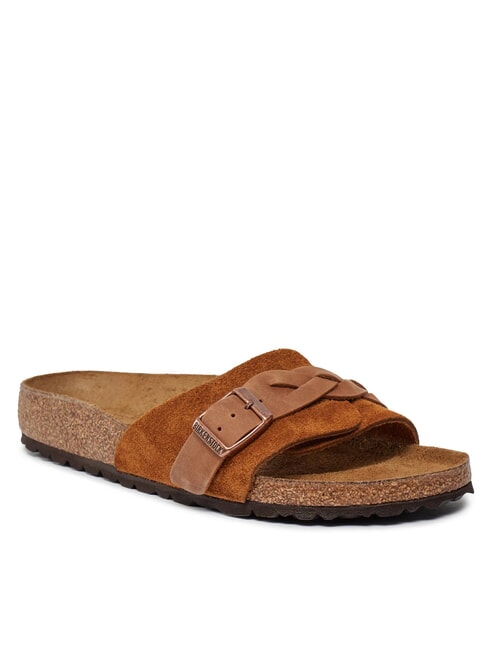 OITA BRAIDED Ledersandalen Nerz - Damenschuhe