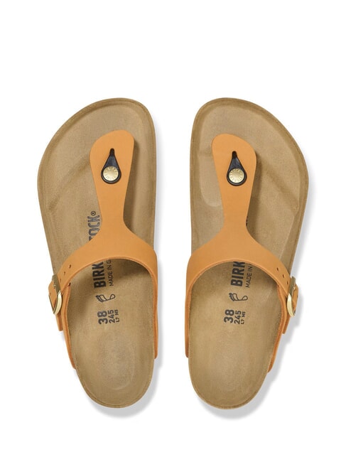 GIZEH Ledersandalen gebranntes Orange - Damenschuhe