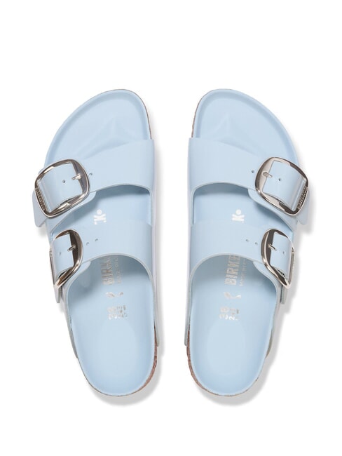 ARIZONA BIG BUCKLE Ledersandalen mit Schnallen gl&auml;nzend blau - Damenschuhe