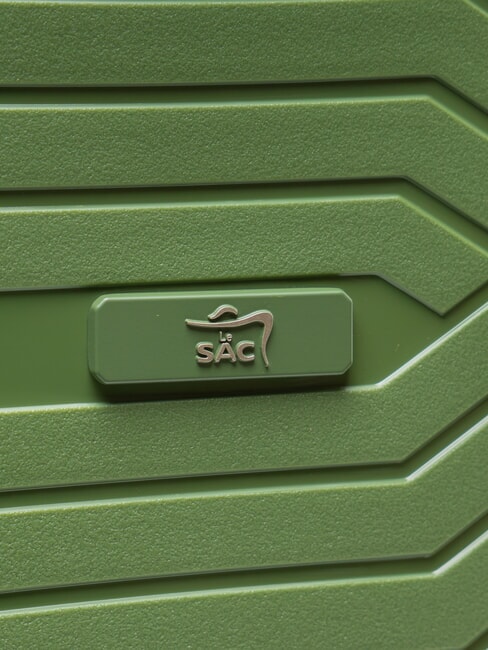 PEGASUS Gro&szlig;er, extrem widerstandsf&auml;higer Trolley Waldgr&uuml;n - Harte Trolleys