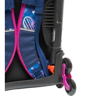 SEVEN GLOOMY HEART Trolley-Rucksack, abnehmbar blautief - Rucks&auml;cke mit Trolleyfunktion - 5