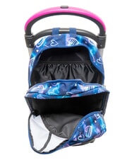 SEVEN GLOOMY HEART Trolley-Rucksack, abnehmbar blautief - Rucks&auml;cke mit Trolleyfunktion - 7