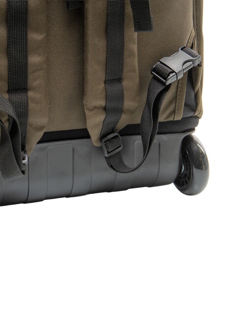 SOLID GRS 2-r&auml;driger Trolley-Rucksack, fest Gr&uuml;nes Milit&auml;r - Rucks&auml;cke mit Trolleyfunktion