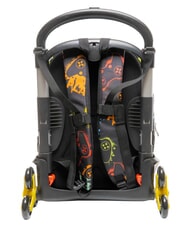 YUB FLASHY SIGN Rucksack mit Trolley Schwarz - Rucks&auml;cke mit Trolleyfunktion - 4