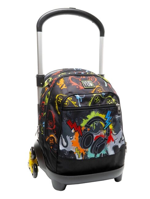FLASHY SIGN Rucksack mit Trolley Schwarz - Rucks&auml;cke mit Trolleyfunktion