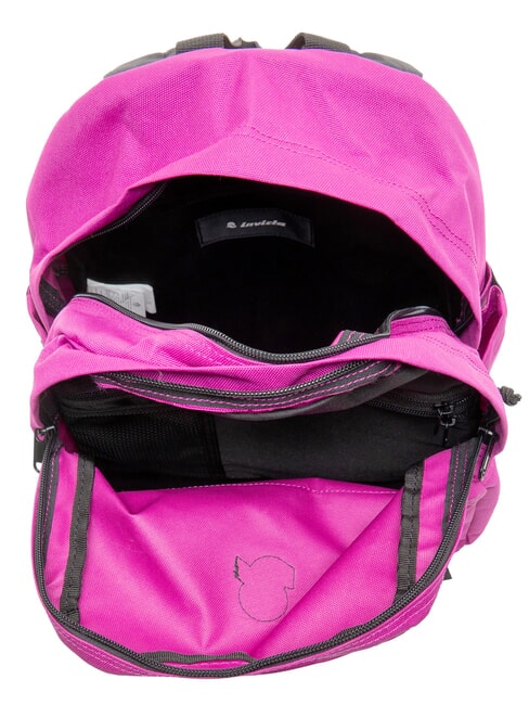 NEW WAY Rucksack mit zwei F&auml;chern Gl&uuml;ckslila - Rucks&auml;cke f&uuml;r Schule &amp; Freizeit