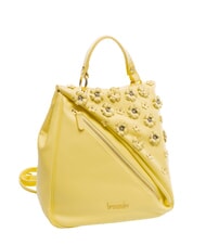 BRACCIALINI SOFIA Lederrucksack mit kleinen Blumen Gelb - Damentaschen - 5