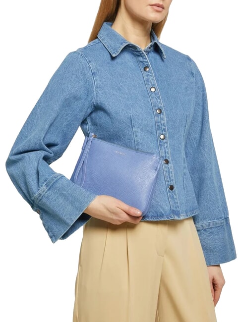 LORINE Lederclutch Blau - Damentaschen