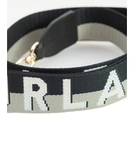 FURLA FIONA  Schulterriemen mit Logo schwarzer Marmor - Taschenzubeh&ouml;r - 3