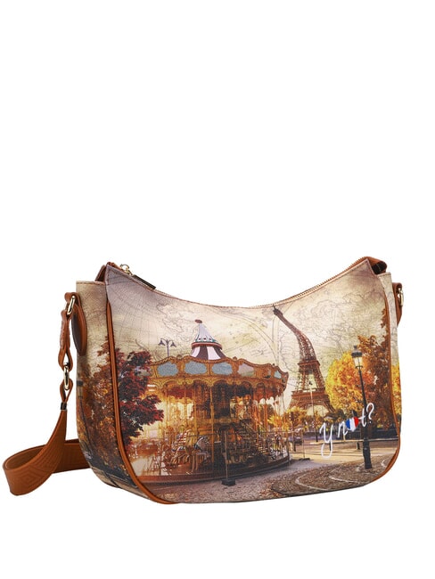 YESBAG L Schultertasche lustiges Paris - Damentaschen