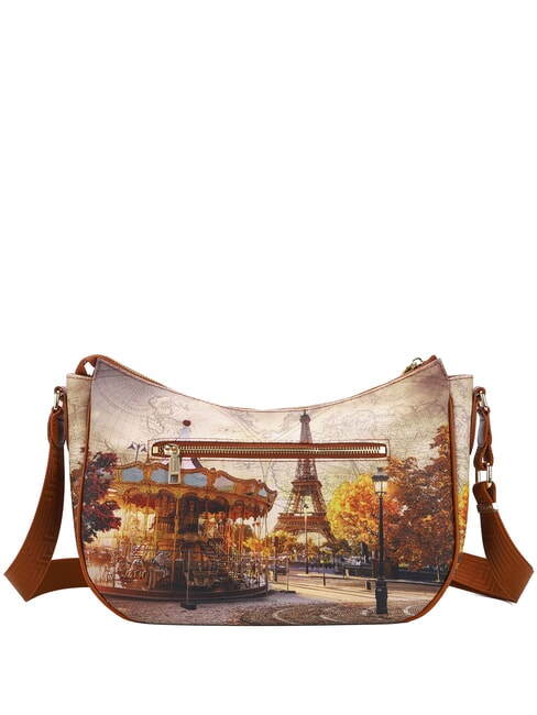 YESBAG L Schultertasche lustiges Paris - Damentaschen