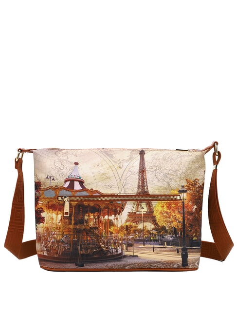 YESBAG L Schultertasche lustiges Paris - Damentaschen