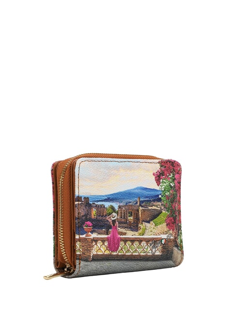 YESBAG Kleine Geldb&ouml;rse Sommer in Taormina - Brieftaschen Damen