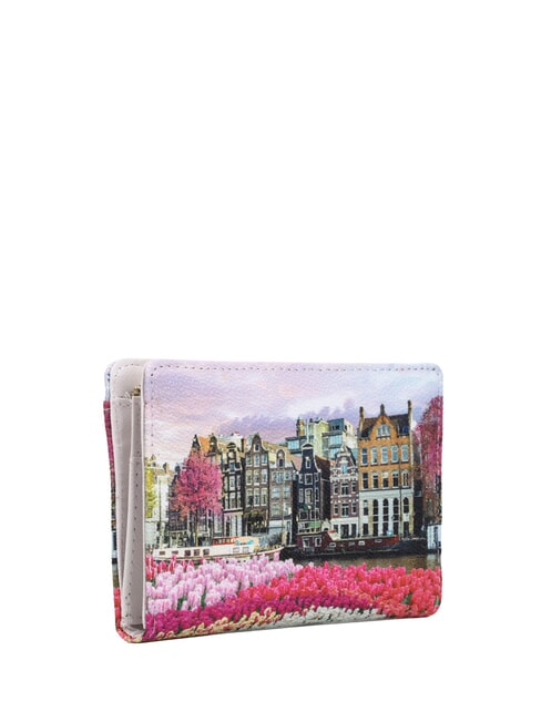 YESBAG Kartenetui mit M&uuml;nzfach Tulpen - Brieftaschen Damen