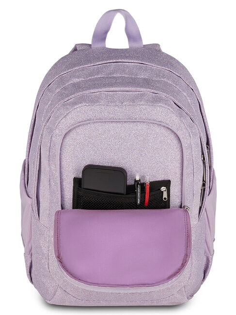 SHINY TECH Laptop-Rucksack SCHWARZ GESTREIFTER WALD - Rucks&auml;cke f&uuml;r Schule &amp; Freizeit