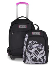 SEVEN PLUMPY LINE GIRL Doppelseitiger Trolley-Rucksack - Rucks&auml;cke mit Trolleyfunktion