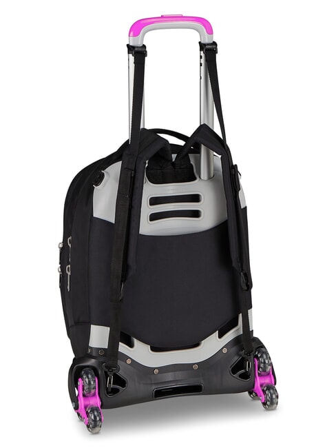 PLUMPY LINE GIRL Doppelseitiger Trolley-Rucksack Schwarz - Rucks&auml;cke mit Trolleyfunktion