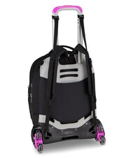 SEVEN PLUMPY LINE GIRL Doppelseitiger Trolley-Rucksack Schwarz - Rucks&auml;cke mit Trolleyfunktion - 5
