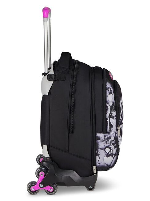 PLUMPY LINE GIRL Doppelseitiger Trolley-Rucksack Schwarz - Rucks&auml;cke mit Trolleyfunktion