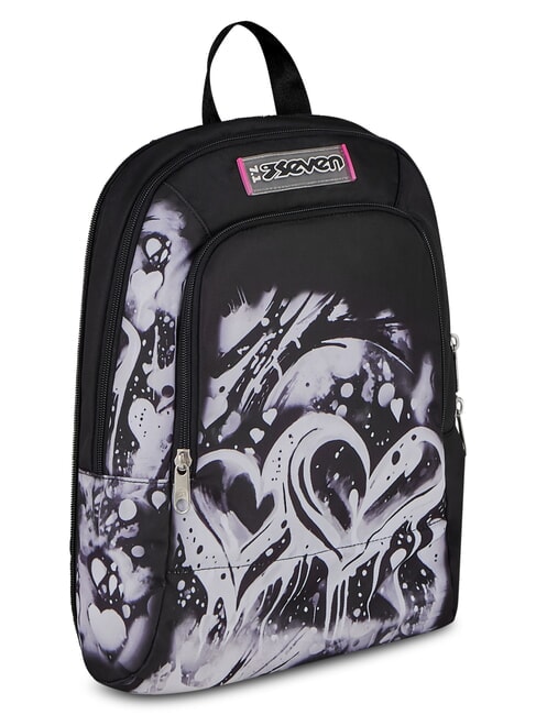 PLUMPY LINE GIRL Doppelseitiger Trolley-Rucksack Schwarz - Rucks&auml;cke mit Trolleyfunktion