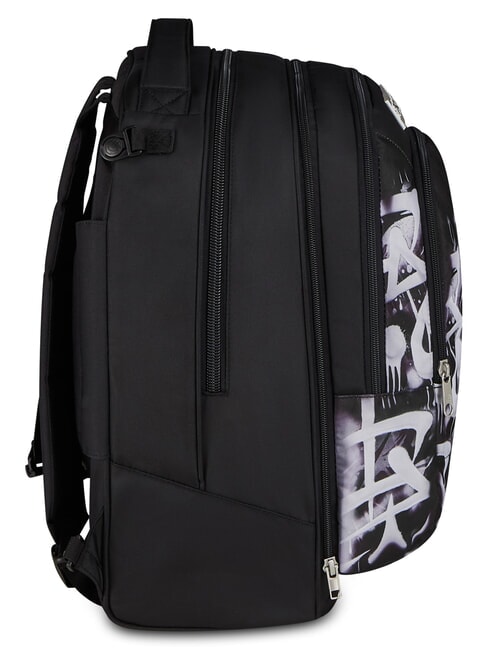PLUMPY LINE BOY Doppelrucksack mit Trolley Schwarz - Rucks&auml;cke mit Trolleyfunktion