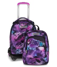 SEVEN PINK FUSION Abnehmbarer Trolley-Rucksack - Rucks&auml;cke mit Trolleyfunktion