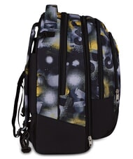SEVEN GOLDEN PAINT 3-in-1-Trolley-Rucksack Stahlgrau - Rucks&auml;cke mit Trolleyfunktion - 7