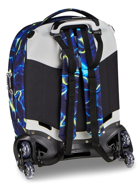 ELECTRICVIBE BOY Dreifach-Rollen-Trolley-Rucksack blautief - Rucks&auml;cke mit Trolleyfunktion