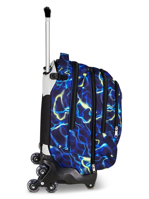 ELECTRICVIBE BOY Dreifach-Rollen-Trolley-Rucksack blautief - Rucks&auml;cke mit Trolleyfunktion