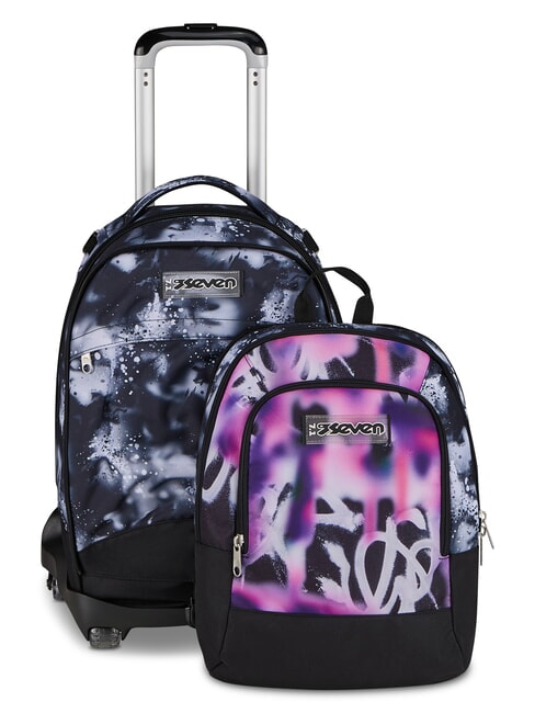 BUZZY NOTE GIRL Trolley-Rucksack, geteilt und abnehmbar Zyklamin - Rucks&auml;cke mit Trolleyfunktion