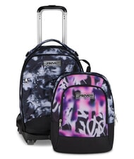 SEVEN BUZZY NOTE GIRL Trolley-Rucksack, geteilt und abnehmbar - Rucks&auml;cke mit Trolleyfunktion
