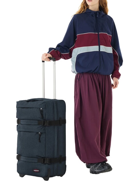 TRANSIT'R PLUS M Mittlerer Trolley dreifach denim - Halbharte Trolleys