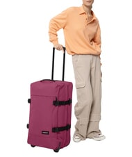 EASTPAK TRANVERZ M Mittlerer Trolley Wein Burgunder - Halbharte Trolleys - 5