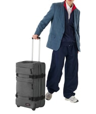 EASTPAK TRANSIT'R PLUS M Mittlerer Trolley SchwarzDenim - Halbharte Trolleys - 6