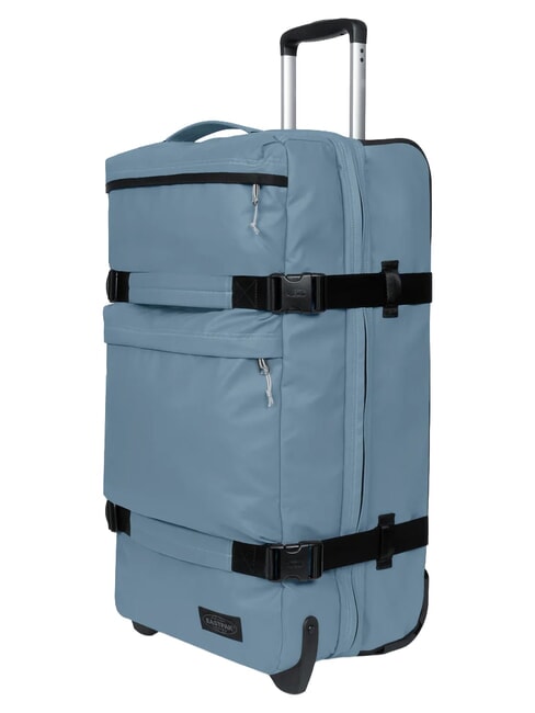 TRANSIT'R PLUS M Mittlerer Trolley Planenstaub blau - Halbharte Trolleys
