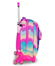 SJGANG SOFT POUCH GIRL Trolley-Rucksack, abnehmbar rosa Puppe - Rucks&auml;cke mit Trolleyfunktion - 6